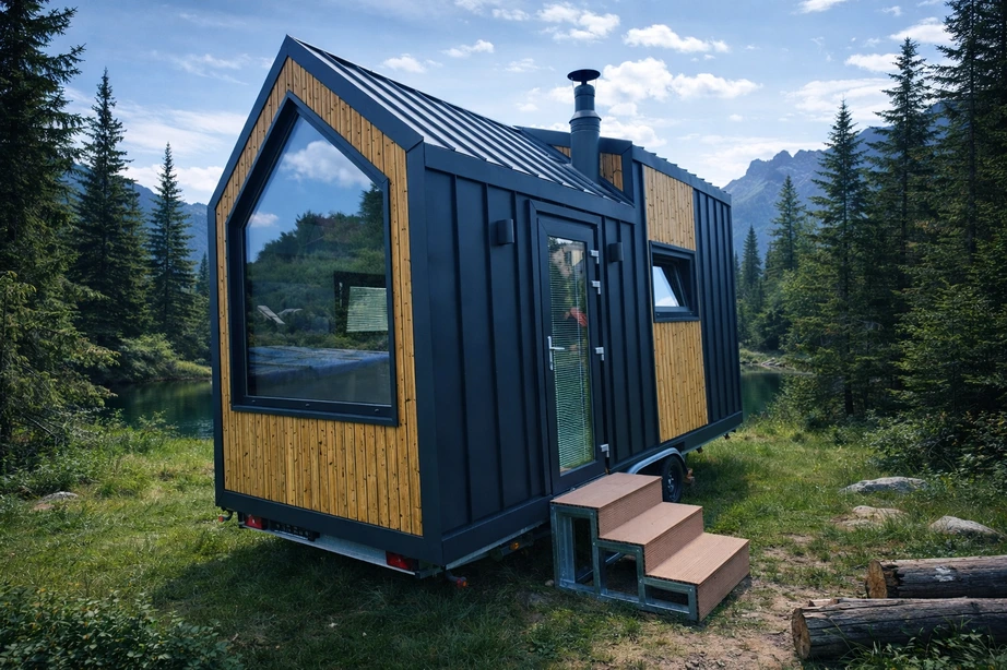 Off-Grid – model tiny house, dom na kolesách